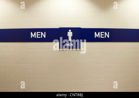 Men's restroom sign Banque D'Images