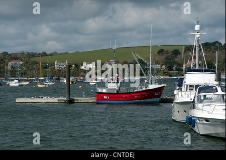 Le port de Falmouth, Cornwall, Angleterre, Royaume-Uni. Avril 2012 Banque D'Images