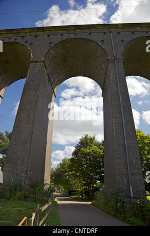 En Viaduc Welwyn Hertfordshire, Angleterre Banque D'Images