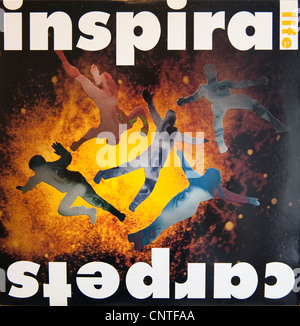 Les Inspiral Carpets 1990 Couverture de l'album pour la vie. Clint Boon, Tom Hingley, Graham Lambert, Martyn Walsh, Craig Gill. Banque D'Images