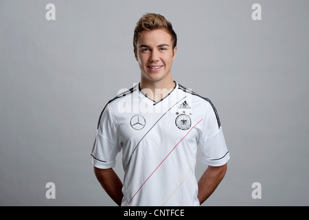 Mario GOETZE, Équipe nationale de football allemande Banque D'Images