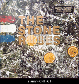 The Stone Roses Album. Ian Brown, John Squire, Alan Reni Wren, Gary Mani Mounfield. Banque D'Images