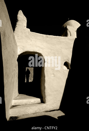 La vieille ville de Ghadamès, médiane, la Libye Banque D'Images