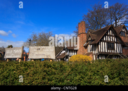 L'un des plus anciens bâtiments de Birmingham, SELLY MANOR remonte à l'an 1300. Banque D'Images