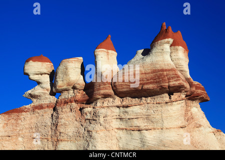 Blue Canyon, rouge et blanc calcaire, USA, Arizona Banque D'Images