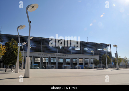 Le Stade Vélodrome et le Musée de l'OM, accueil au football club Olympique de Marseillaise à Marseille,France. Banque D'Images