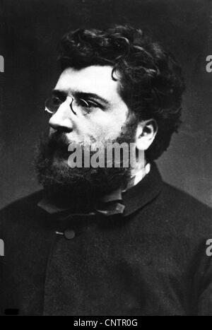Bizet, Georges, 25.10.1838 - 3.6.1875, compositeur français, portrait, carte postale, vers 1870, Banque D'Images