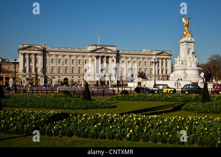 Le palais de Buckingham et de l'Édifice commémoratif Victoria, Londres, Angleterre Banque D'Images