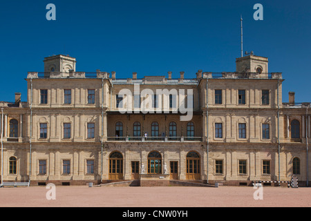 La Russie, Leningradskaya Oblast, Gatchina, Gatchina Palace, extérieur Banque D'Images