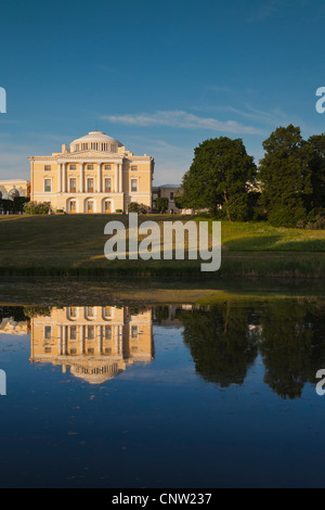 La Russie, Saint-Pétersbourg, Pavlovsk, Grand Palais du tsar Paul Ier, Charles Cameron, architecte britannique, extérieur Banque D'Images