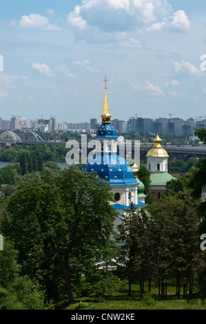 Vydubychi Monastery, Kiev, Ukraine, l'Europe. Banque D'Images