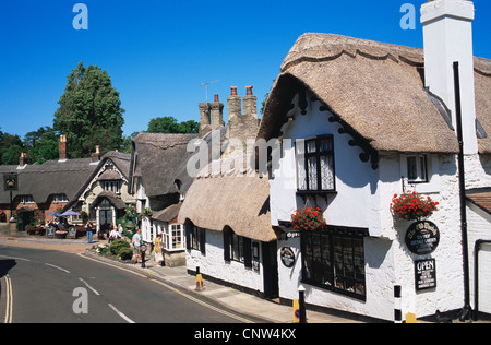 Royaume-uni, Grande Bretagne, Angleterre, Hampshire, Île de Wight, Village de Shanklin Banque D'Images