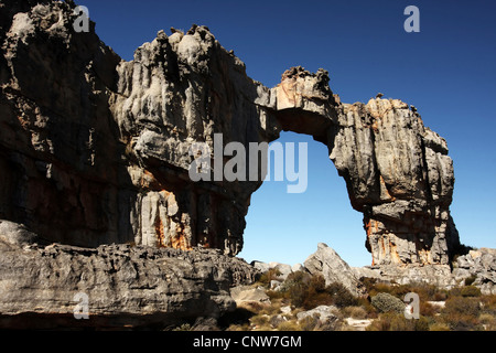 Rock formation à l'Cederbergs à Wolfsberg Arch randonnée pédestre, Afrique du Sud, Western Cape, Cederberg Wilderness Area Banque D'Images