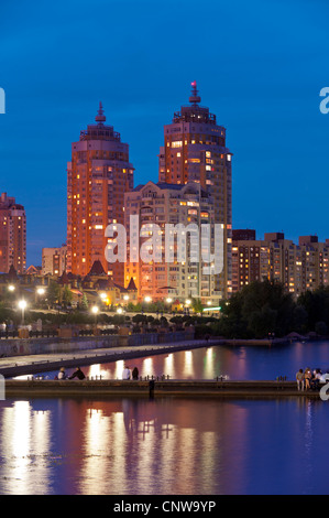 Obolon, Kiev, Ukraine, l'Europe. Banque D'Images