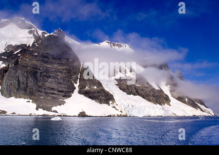 Paysage du Canal Lemaire, l'Antarctique Banque D'Images