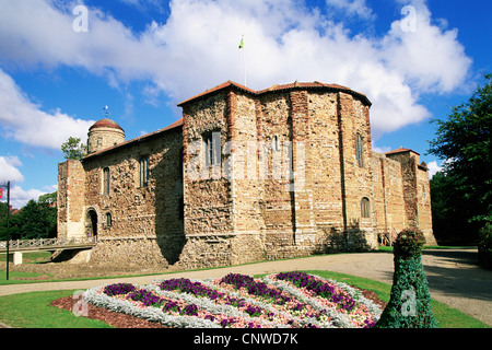 L'Angleterre, l'East Anglia, Colchester, Essex, Colchester Castle Banque D'Images