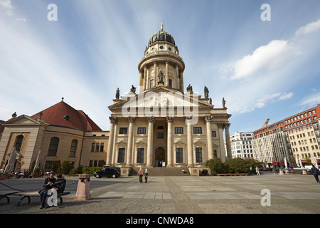 Berlin Gendarmenmarkt Franzosischer Dom Banque D'Images