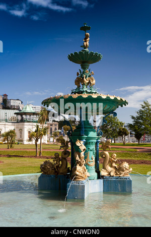 Royaume-uni, Angleterre, Torquay, Devon fontaine Princess Gardens Banque D'Images