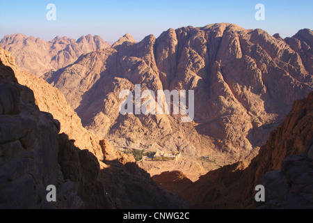 Le Monastère de Sainte Catherine au pied du Mont Sinaï, Égypte, Sinaï Banque D'Images