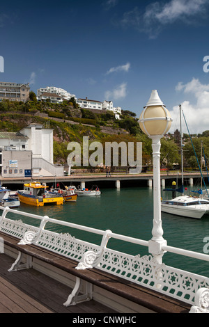 Royaume-uni, Angleterre, Torquay, Devon, bateaux amarrés dans la Marina à Princess Pier Banque D'Images