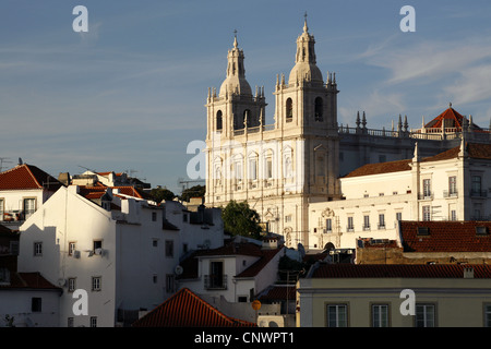 Igreja de São Vicente de Fora / Église ou monastère de São Vicente de Fora, Alfama, Lisbonne, Portugal Banque D'Images