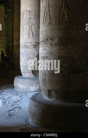 Temple funéraire du pharaon Seti I à Abydos, Egypte. Banque D'Images