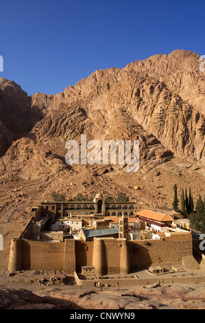 Le Monastère de Sainte Catherine au pied du Mont Sinaï, Égypte Banque D'Images