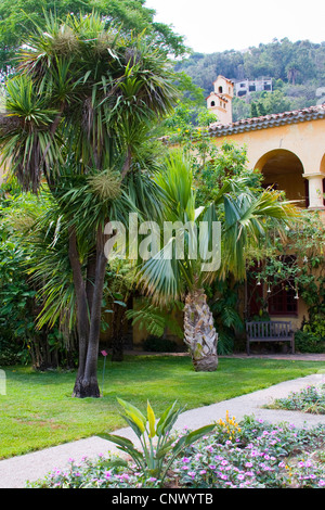 Jardin Botanique Val Rameh, France, Menton Banque D'Images