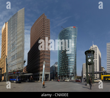 Berlin Potsdamer Platz panorama Banque D'Images