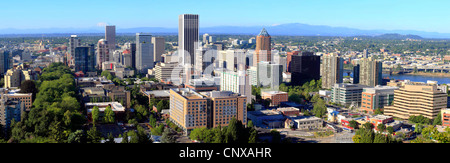 Portland Oregon panorama. Banque D'Images