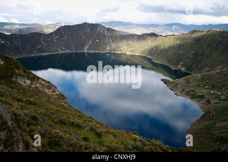 Laguna Quilotoa, Equateur, Otavalo Banque D'Images