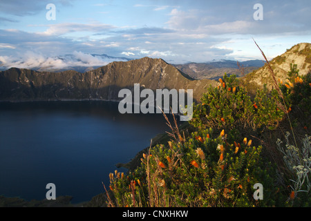 Laguna Quilotoa, Equateur, Otavalo Banque D'Images