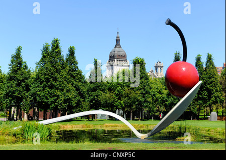 À la cerise dans le centre-ville de Minneapolis Minnesota Spoonbridge Banque D'Images