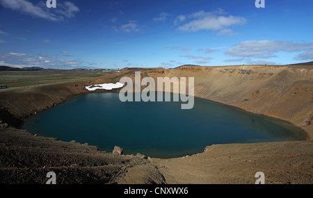 Viti Crater Lake , Islande, Krafla, 73320 Banque D'Images