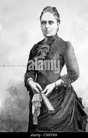 Adélaïde Victoria Mary Louisa, princesse de Grande-Bretagne et d'Irlande VA, 1840 - 1901, une princesse britannique de la maison de Saxe- Banque D'Images