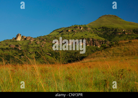 Monk's Cowl - Drakensberg, Afrique du Sud, le Kwa Zulu Natal Banque D'Images