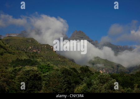 Monk's Cowl - Drakensberg, Afrique du Sud, le Kwa Zulu Natal Banque D'Images