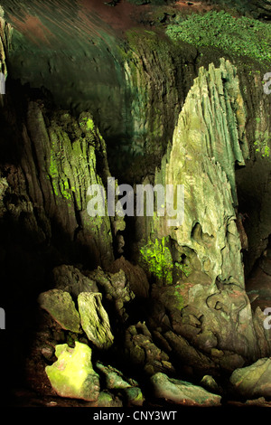 Les grottes de l'INAH, Malaisie, Bornéo, Sarawak, l'INAH Banque D'Images