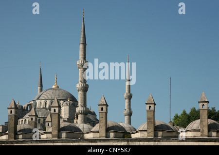 Mosquée bleue à Istanbul, Turquie. Banque D'Images