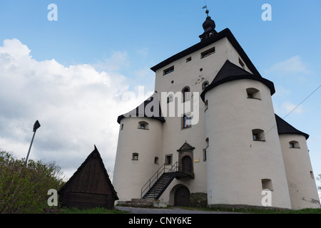 Nouveau château forteresse à Banska Stiavnica, Slovaquie - UNESCO World Heritage site Banque D'Images