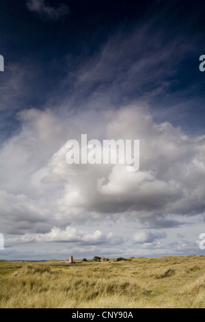 En regardant vers le snook, Holy Island (Lindisfarne) Banque D'Images