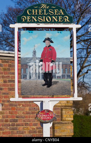 Le Royal Hospital Chelsea Banque D'Images