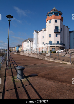 Waterside apartments, Portishead, dans le Somerset, Royaume-Uni Banque D'Images