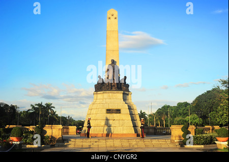 Monument à Rizal Park Rizal à Manille Banque D'Images