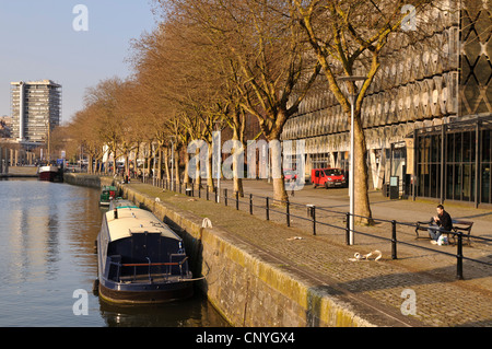 Le port flottant à Bristol, Royaume Uni Banque D'Images