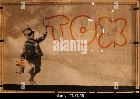 Banksy est Tox Banque D'Images