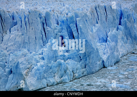 Le glacier Perito Moreno, en Argentine, le Parc National Los Glaciares Banque D'Images