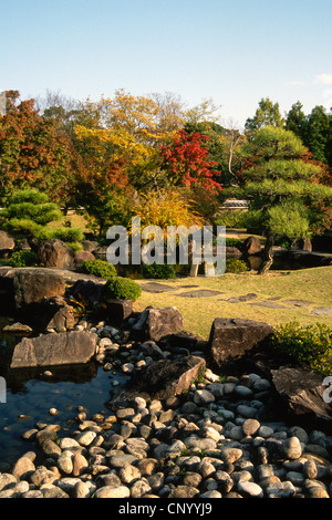 Le Japon, Kansai, Himeji, Koko-en Garden, Banque D'Images