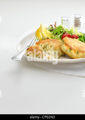 Croquettes de poisson Banque D'Images