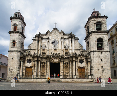 La Cathédrale de La Havane : Virgen Maria de la Concepcion Inmaculada. Cuba Banque D'Images